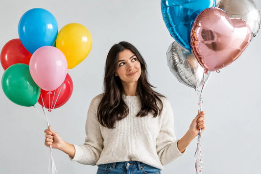 Globos aire versus helio: cuál te conviene